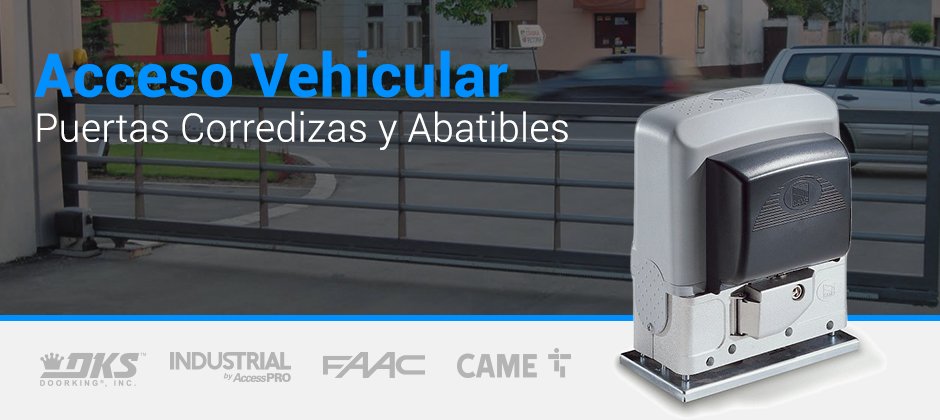 Barreras y acceso vehicular